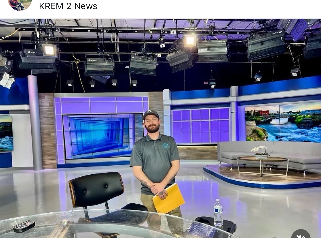 Brandon at KREM 2 News