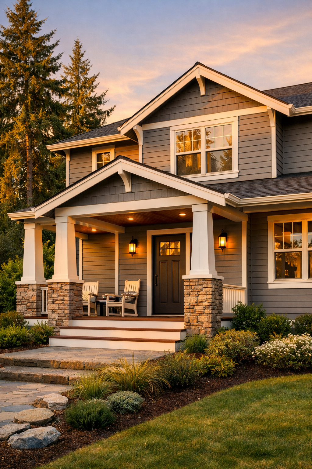 Beautiful home with new siding installed by Signature Exteriors
